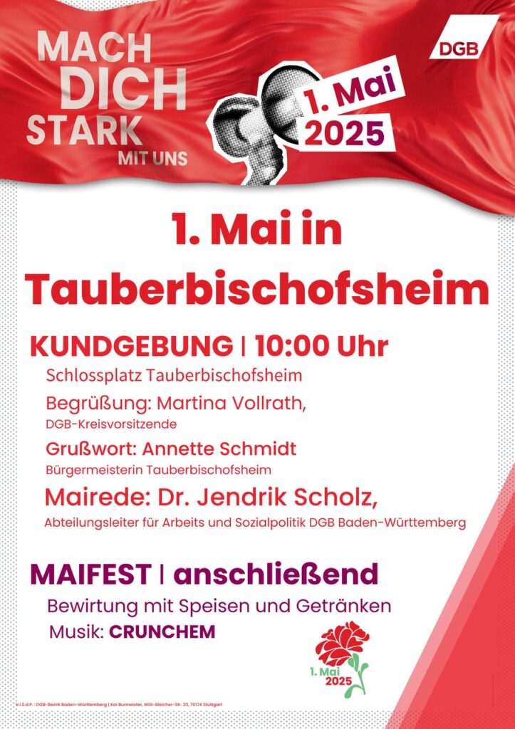 1. Mai in Tauberbischofsheim, 10 Uhr, Schlossplatz
